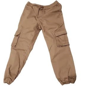 Hudson Kids Khaki Joggers: Comfortable Everyday Pants Small Size MSRP $49